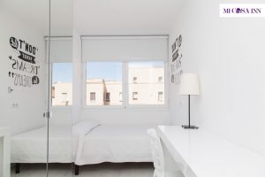 Habitación en residencia de estudiantes en barrio Salamanca Madrid