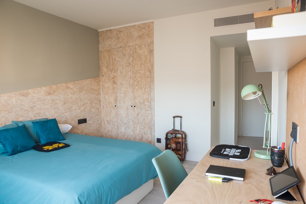 Habitación deluxe con cama doble para estudiantes en Atocha Río